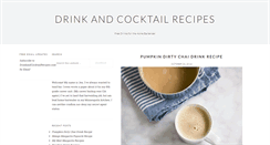 Desktop Screenshot of drinkandcocktailrecipes.com