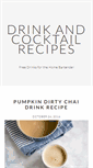 Mobile Screenshot of drinkandcocktailrecipes.com